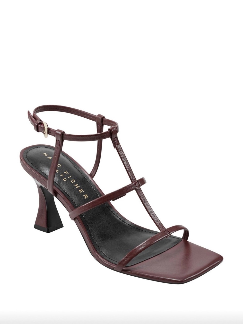 Marc Fisher LTD Leather Strappy Sandals - Dennie Size W 8.5